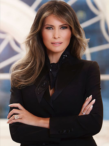 Nhà Trắng công bố ảnh chân dung Đệ nhất phu nhân Melania