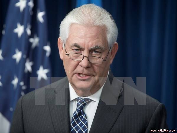 Ngoáº¡i trÆ°á»Ÿng Má»¹ Rex Tillerson.