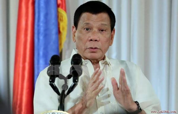 Tá»•ng thá»‘ng Philippines Rodrigo Duterte.