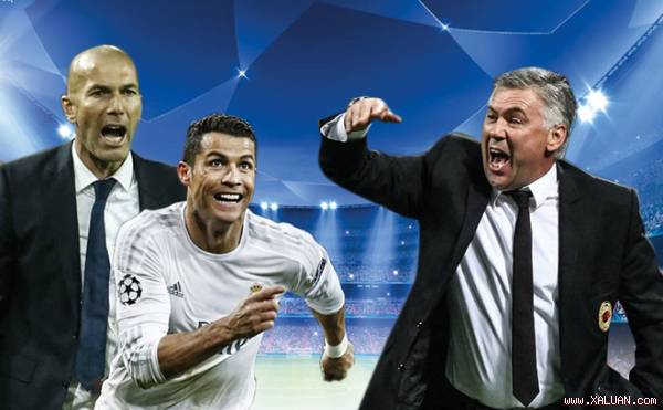 Đã đến lúc Zidane và Ronaldo “trả bài” cho ông thầy Carlo Ancelotti