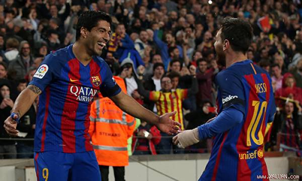 Luis Suarez đang là Vua kiến tạo ở La Liga mùa này