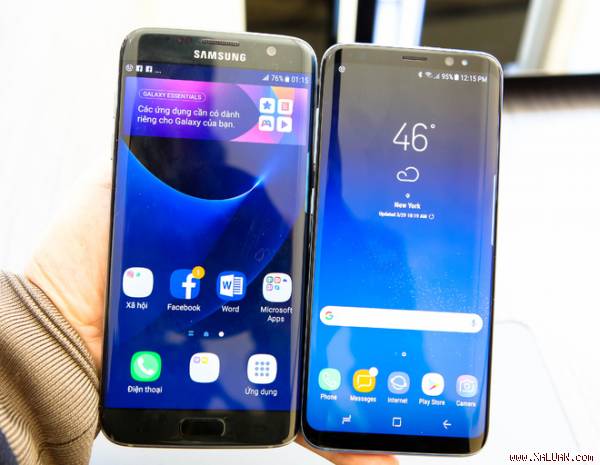 Samsung Galaxy S8 đọ dáng cùng S7 edge