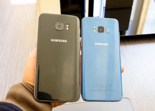 Samsung Galaxy S8 đọ dáng cùng S7 edge