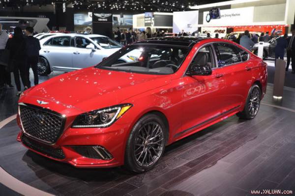 Genesis G80 Sport 2018 quyến rũ trong sắc đỏ