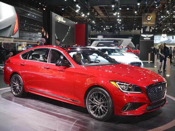 Genesis G80 Sport 2018 quyến rũ trong sắc đỏ