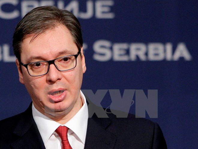 Thủ tướng Aleksandar Vucic đắc cử Tổng thống Serbia