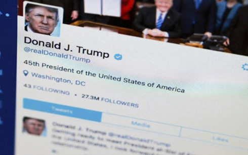 Mỹ yêu cầu lưu lại các tweet của ông Trump trên Twitter